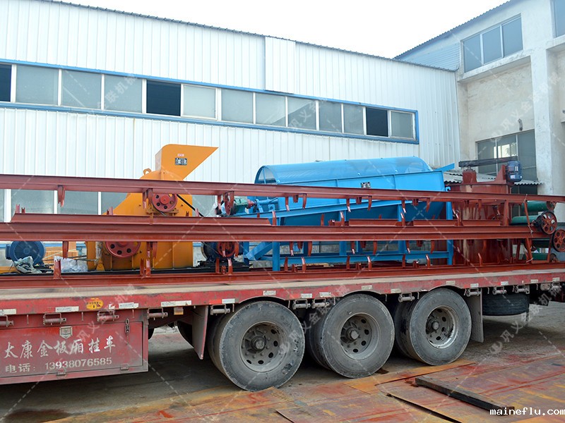 双级粉碎机生产线发往云南澜沧破锰矿