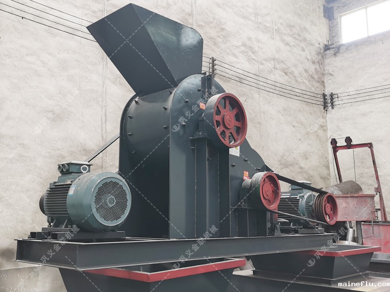 600X600双级粉碎机发往陕西宝鸡_破碎炉渣