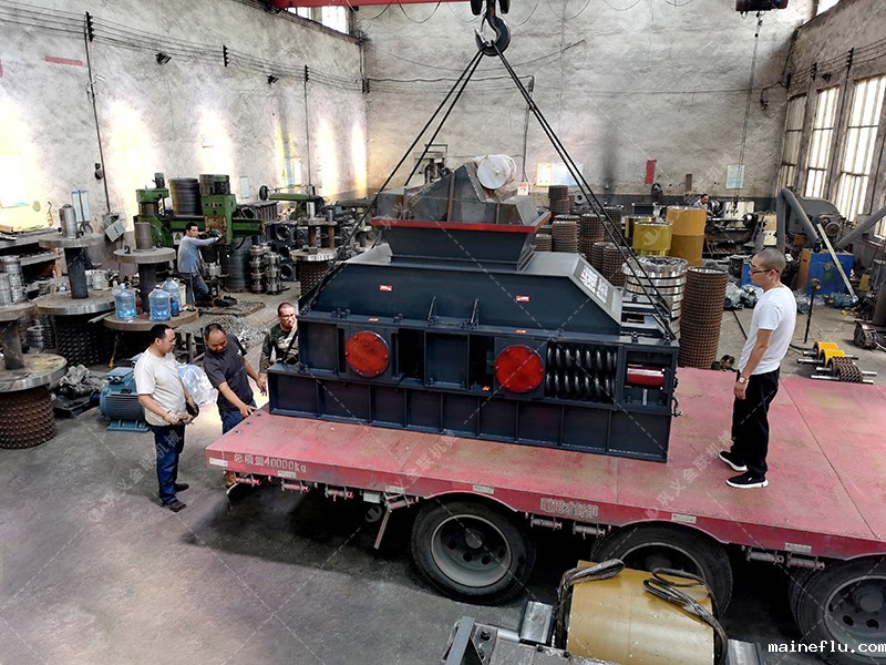 2PG1000×700连轴澳门点点注册地址发货现场图片_发往广东_玄武岩制砂