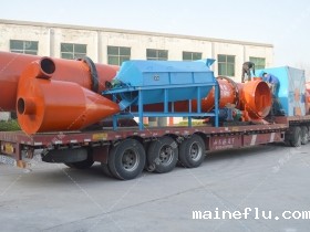 鸡粪烘干机发往贵州黔西南烘干湿鸡粪