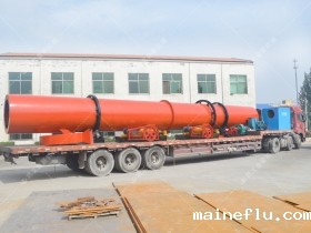 烘干机和两台小型澳门点点注册地址发往湖南永兴破碎烘干铜渣