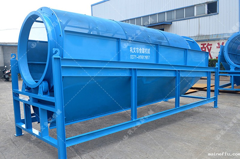 滚筒筛_滚筒筛沙机价格,滚筒筛分机厂家,无轴滚筒筛规格型号/图纸图片